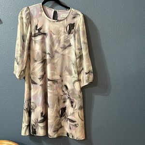 Calvin Klein Purple Floral Dress